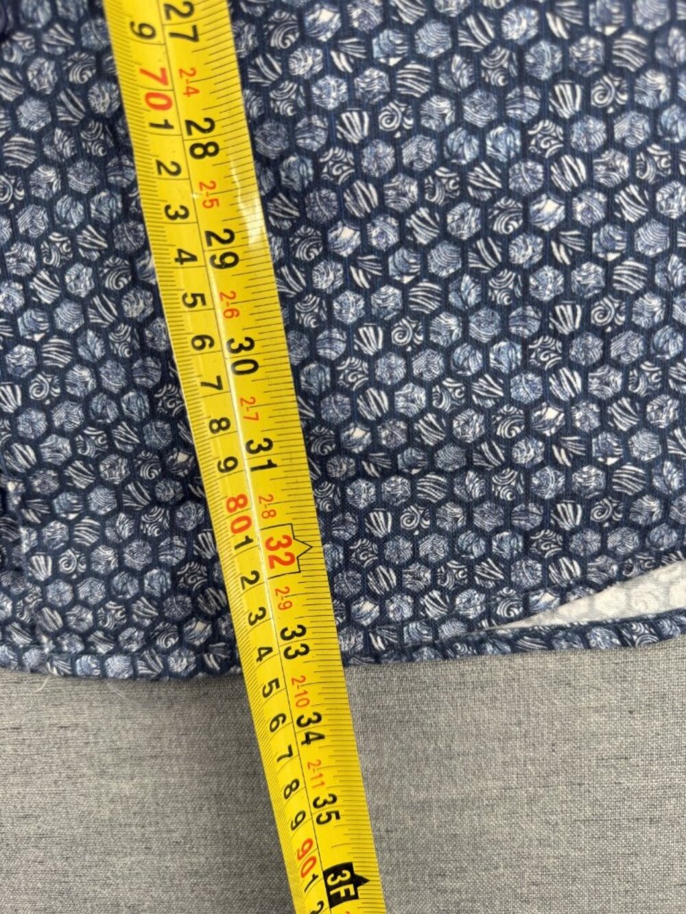 Robert Graham Shirt Men 2Xl Classic Fit Geometric Flip Cuff Formal Preppy - Picture 6 of 6
